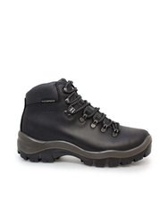 Mens Peaklander Waxy Leather Walking Boots - Black - Black