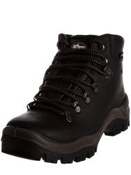 Unisex Adult Peaklander Waxy Leather Walking Boots (Black) - Black