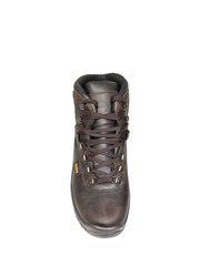 Unisex Adult Timber Waxy Leather Walking Boots (Brown)