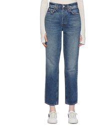 Cassidy High Rise Straight Jean - Tribeca