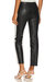 The Leather Moto Pant In Black/white