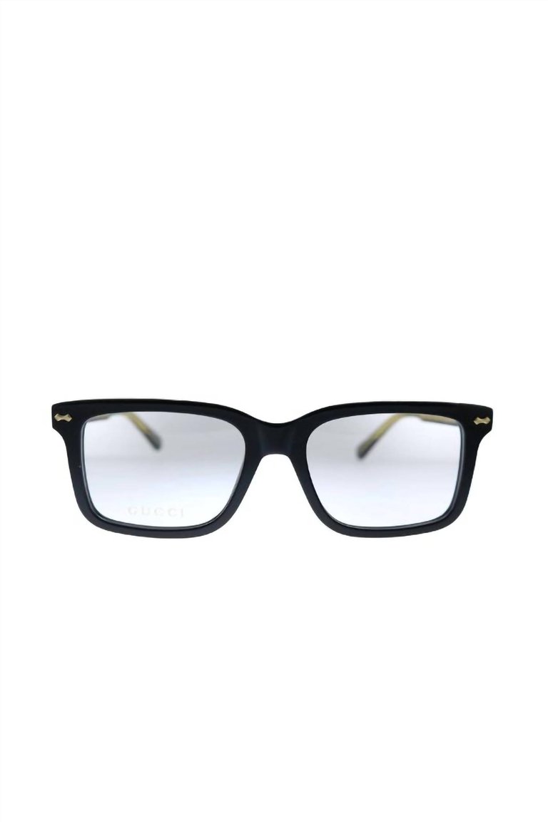 Rectangle Acetate Eyeglasses In Black