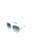 Square Metal Sunglasses With Grey Gradient Lens