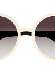 Web Mono Colors Sunglasses - Ivory/Brown