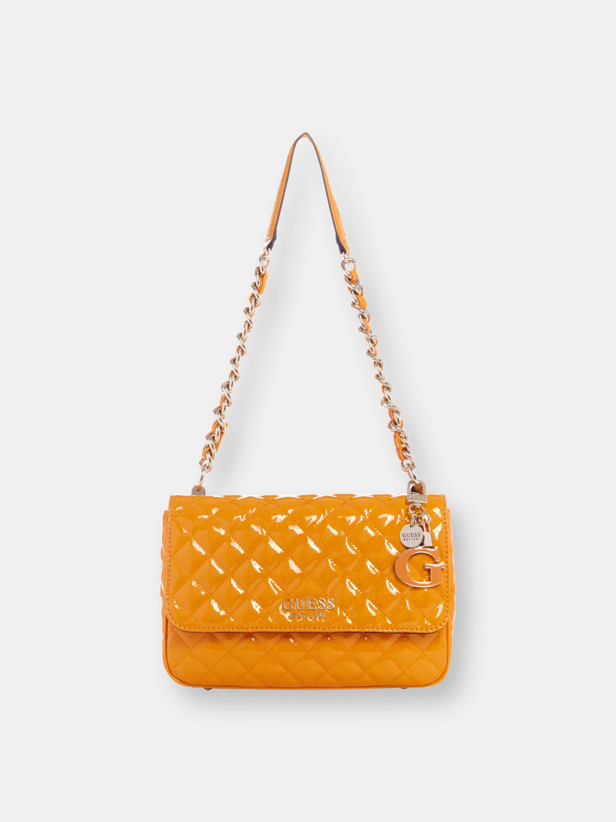 GUESS Orange Shoulder Bags