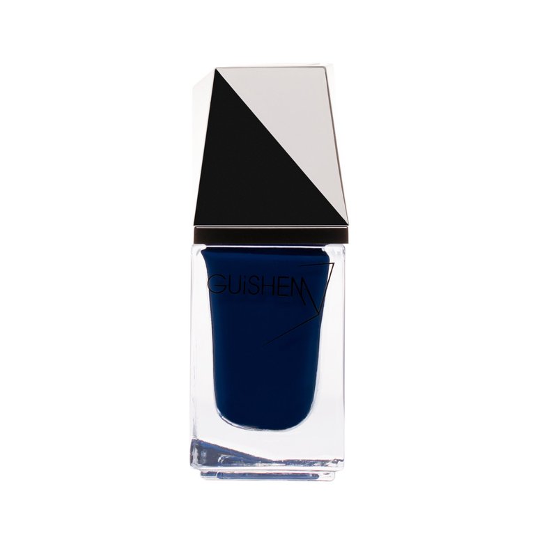 Premium Nail Lacquer, AZZURRO - 091, NAVY BLUE CRÈME NAIL POLISH - GUiSHEM