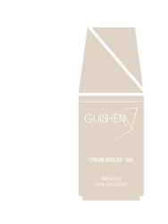 Premium Nail Lacquer, CRÈME BRULEE - 300, PALE BEIGE CRÈME NAIL POLISH