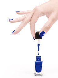 Premium Nail Lacquer, DAZZLING - 090, COBALT BLUE CRÈME NAIL POLISH