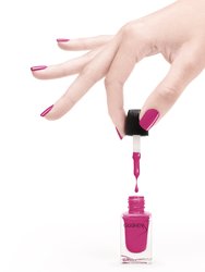 Premium Nail Lacquer, FIESTA - 002, HOT PINK CRÈME NAIL POLISH