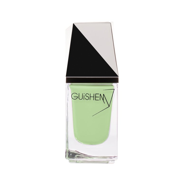 Premium Nail Lacquer, LUMINARY - 182, LIGHT LIME GREEN CRÈME NAIL POLISH - GUiSHEM