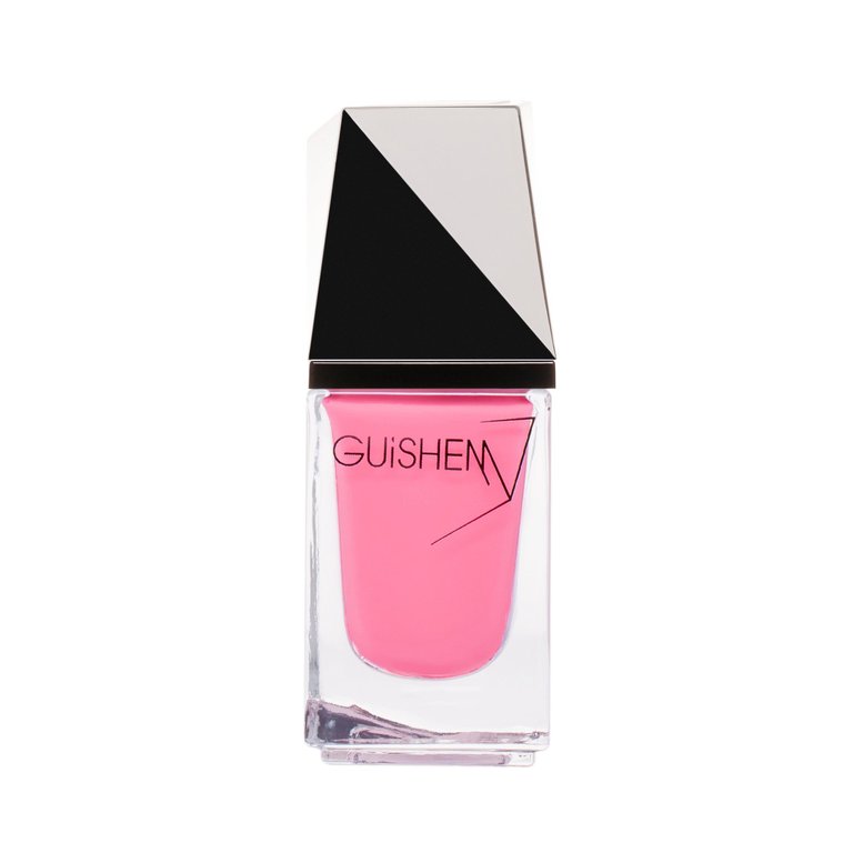 Premium Nail Lacquer, PARIS PINK - 031, BUBBLE GUM PINK SHIMMER NAIL POLISH - GUiSHEM