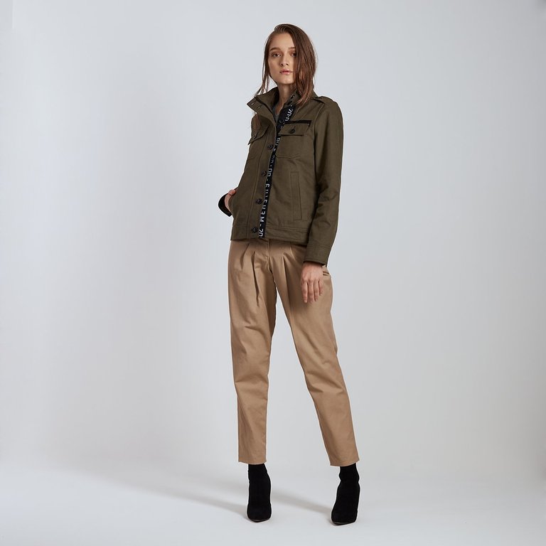 SAFARI JACKET - Olive - GUiSHEM