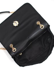 Broadway - Black Vegan Shoulder Bag