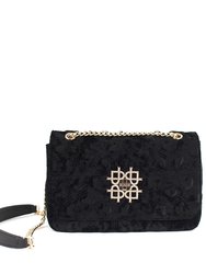 Broadway - Black Vegan Shoulder Bag - Black