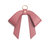 Cottontail Bow - Blush Leather Bag Charm - Blush