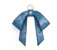 Cottontail Bow - Glitter Blue Vegan Leather Bag Charm - Glitter Blue