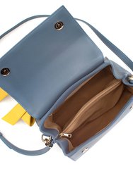 Cottontail - Deep Blue Vegan Leather Bag