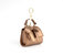 Cottontail Mini - Bronze Vegan Leather Bag Keychain