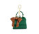 Cottontail Mini - Green Vegan Leather Bag Keychain - Green