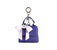 Cottontail Mini - Purple Vegan Leather Bag Keychain - Purple