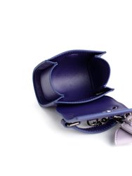 Cottontail Mini - Purple Vegan Leather Bag Keychain