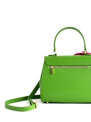 Cottontail - Neon Green Vegan Leather Bag