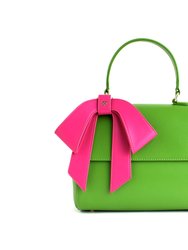 Cottontail - Neon Green Vegan Leather Bag - Neon Green