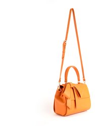 Cottontail - Orange Vegan Leather Bag