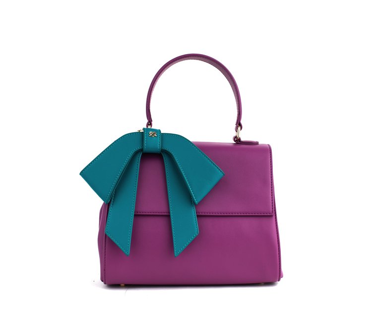 Cottontail - Purple Vegan Leather Bag - Purple