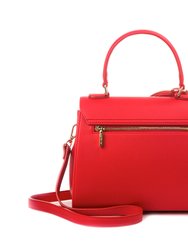 Cottontail - Red Vegan Leather Bag