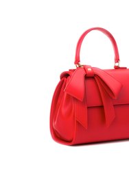 Cottontail - Red Vegan Leather Bag