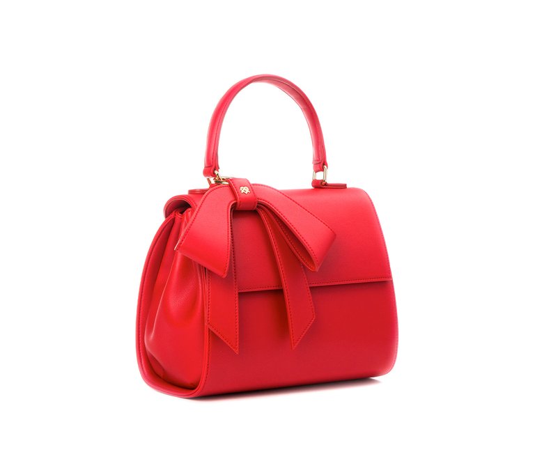 Cottontail - Red Vegan Leather Bag