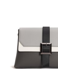 Emily - Grey Crossbody/Clutch Bag - Gray