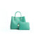 Jane - Tiffany Blue Vegan Leather Satchel - Tiffany Blue