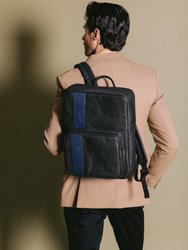 Jared - Grey Vegan Leather Men's Backpack