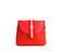 Kate - Red Vegan Basket Weave Bag - Red