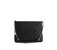 Koi - Black Quilted Vegan Leather Purse