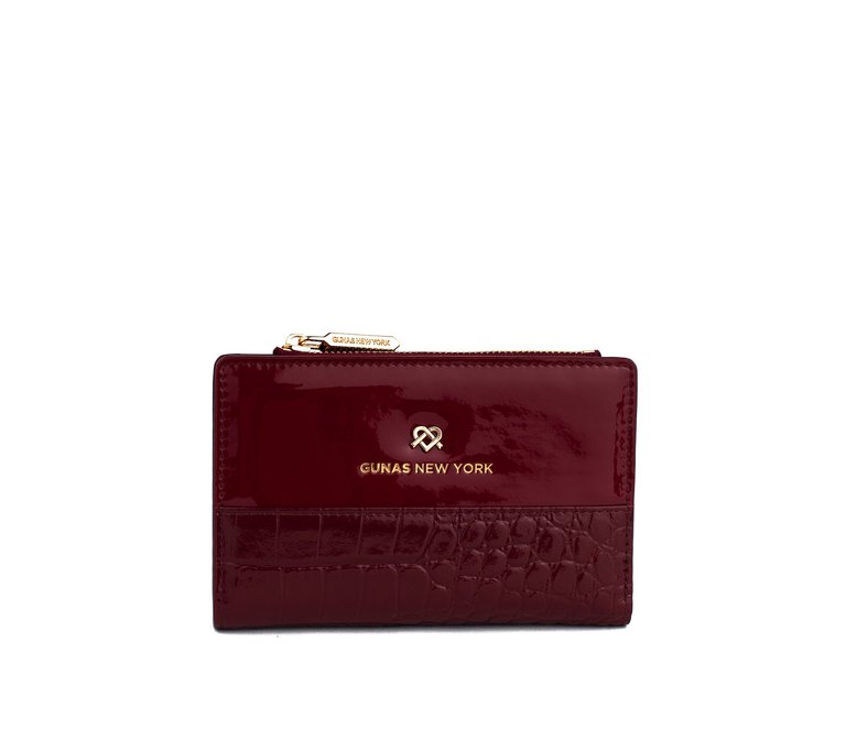 Madison - Cherry Vegan Leather Wallet - Cherry