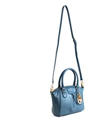 Madison Mini - Blue Croc Vegan Bag