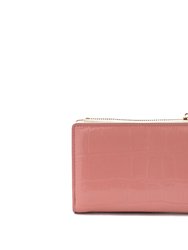 Madison - Pink Vegan Leather Wallet