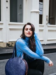 Meghan - Navy+Rose Vegan Tote Bags