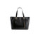 Miley - Black Vegan Leather Laptop Bag - Black