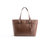 Miley - Chocolate Brown Vegan Leather Laptop Bag - Chocolate