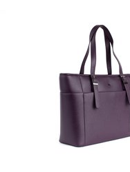 Miley - Purple Vegan Leather Laptop Bag