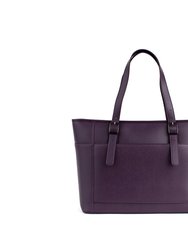 Miley - Purple Vegan Leather Laptop Bag