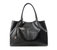 Naomi - Black Vegan Leather Tote Bag - Black