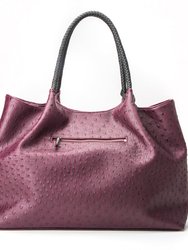 Naomi - Cherry Vegan Leather Tote Bag