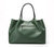 Naomi - Dark Green Vegan Leather Tote Bag