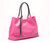 Naomi - Hot Pink Vegan Leather Tote Bag