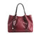 Naomi - Snake Red Vegan Leather Tote Bag - Red Snake